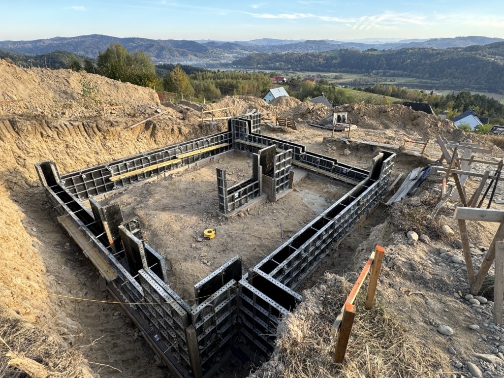 budowa fundamentów - kolejny etap budowy