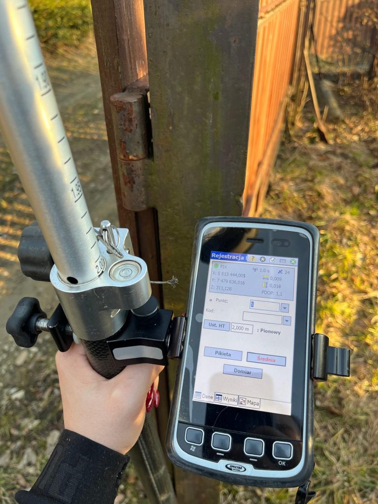 Pomiar sytuacyjno-wysokościowy sprzęt