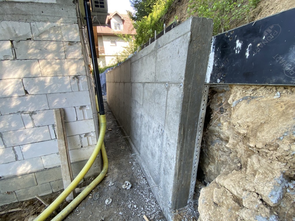 mur oporowy etapy budowy